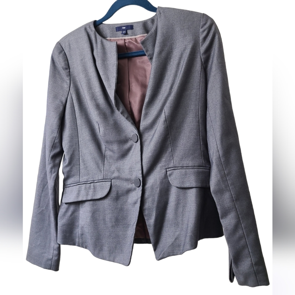 GAP Women's Blazer Grey Size 2